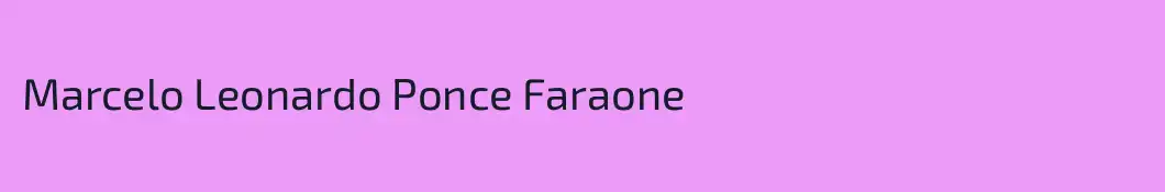 Marcelo Leonardo Ponce Faraone